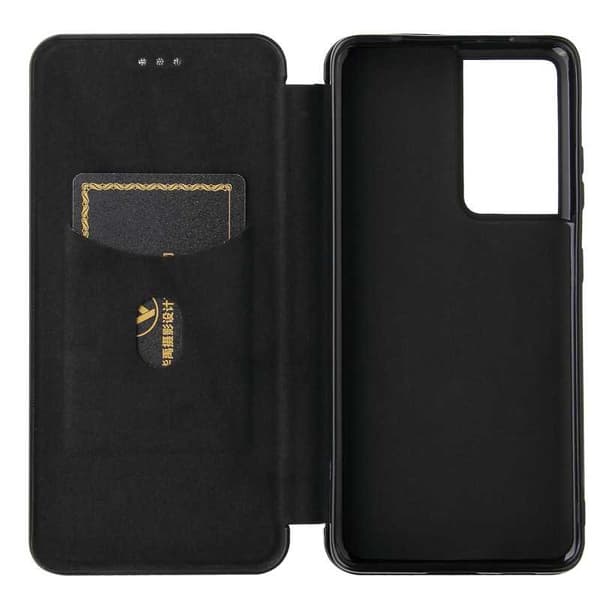Samsung S21 Ultra Flip Case Kortrum CarbonDreams