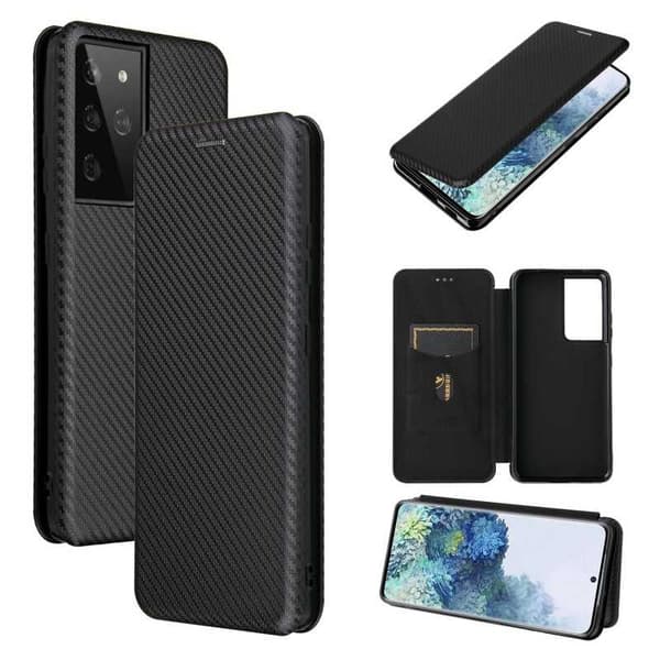 Samsung S21 Ultra Flip Case Kortrum CarbonDreams