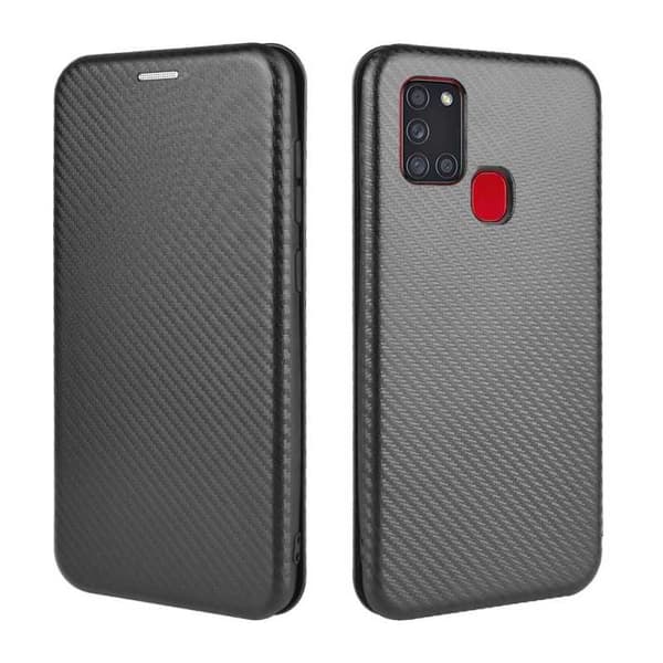 Samsung A21s Flipfodral Kortfack CarbonDreams