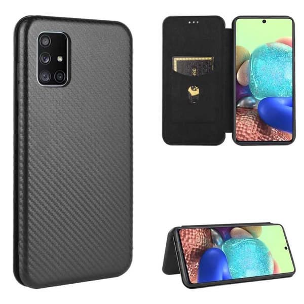 Samsung A71 Flip Case Cardrum CarbonDreams