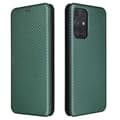 Miniatyrbillede 2 af 10: Samsung A72 5G Flip Case Kortrum CarbonDreams Grøn