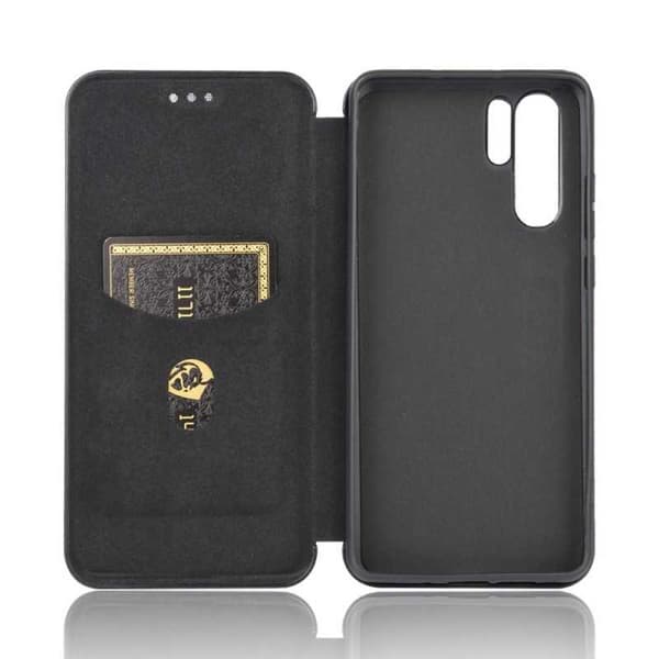 Huawei P30 Pro Flipfodral Kortfack CarbonDreams