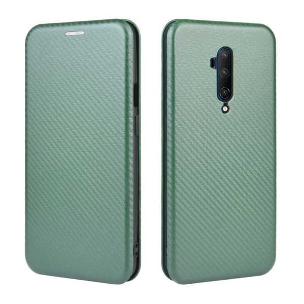 OnePlus 7T Pro Flipfodral Kortfack CarbonDreams Grön