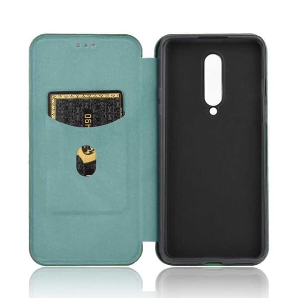 OnePlus 8 Flip Case Kortrum CarbonDreams Grøn