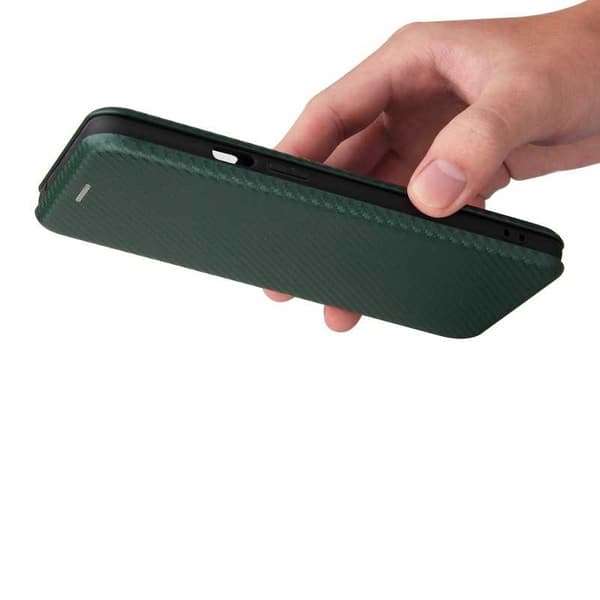OnePlus 9 Flip Case Kortrum CarbonDreams Grøn