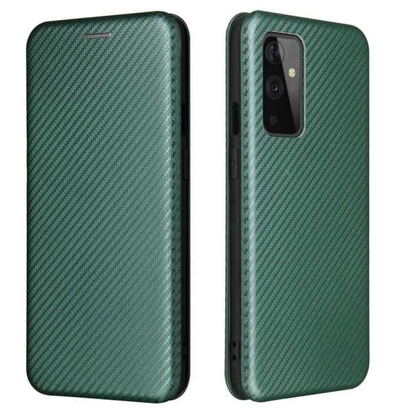 OnePlus 9 Flip Case Kortrum CarbonDreams Grøn