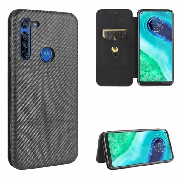 Motorola Moto G8 Power Flip Case Kortrum CarbonDreams