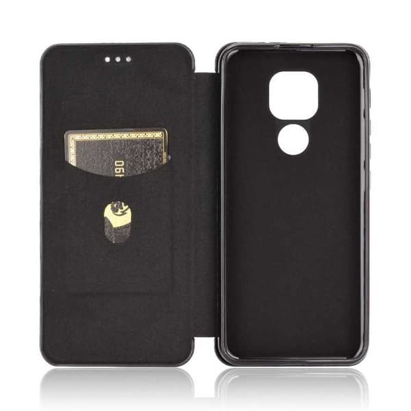 Motorola Moto G9 Play Flip Case Kortrum CarbonDreams