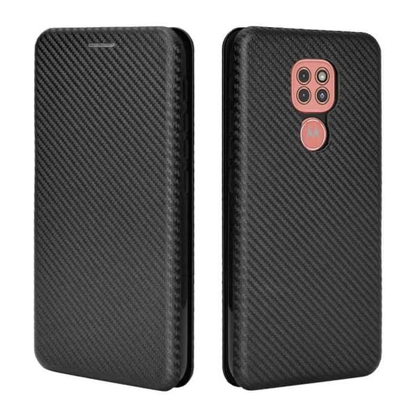 Motorola Moto G9 Play Flip Case Kortrum CarbonDreams