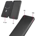 Miniatyrbillede 7 af 9: iPhone X/XS Flip Case Kortrum CarbonDreams Grøn