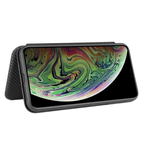 iPhone XS Max Flip Case Kortrum CarbonDreams