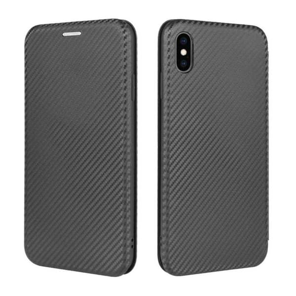iPhone XS Max Flip Case Kortrum CarbonDreams