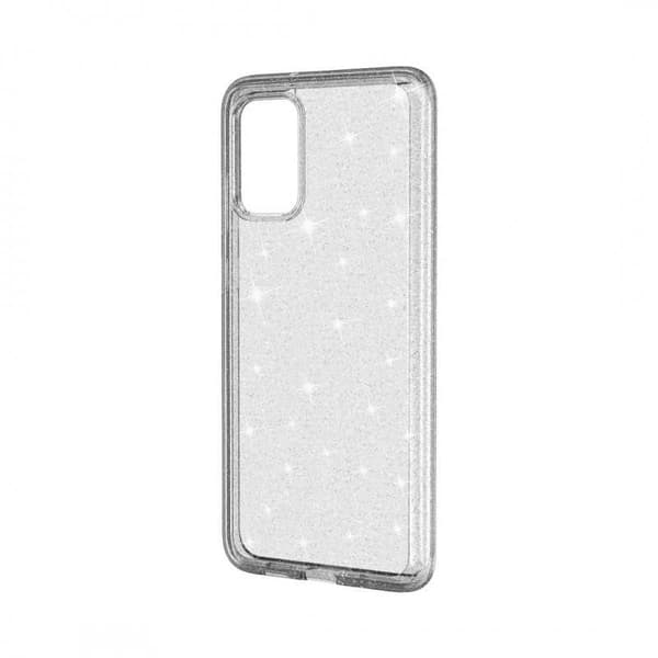 Samsung S20 Plus Stötdämpande Mobilskal Gnistra Silver