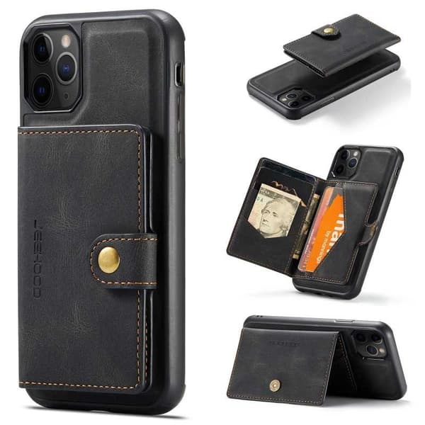 iPhone 11 Pro Max stødsikker etui med magnetisk kortholder JeeHood