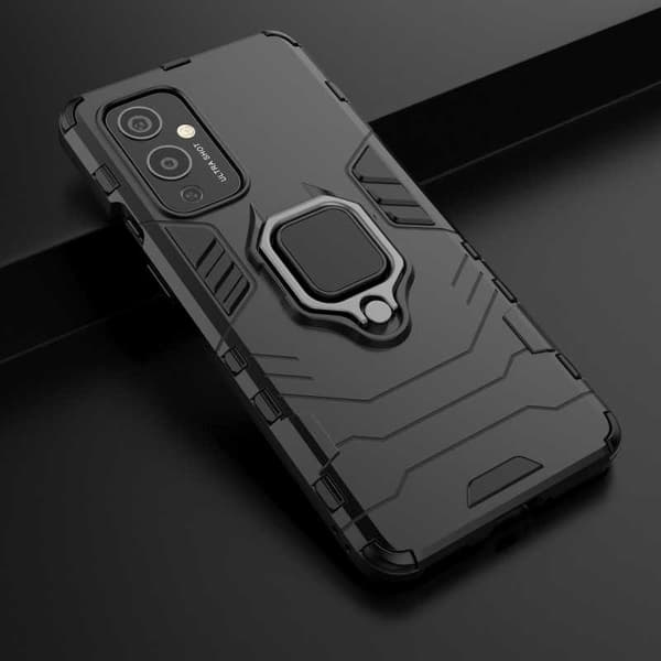 OnePlus 9 Shockproof Cover med Ring Holder ThinArmor