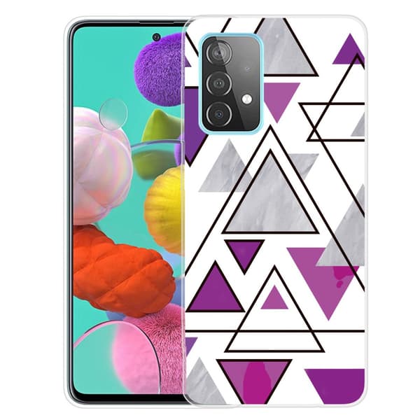 Samsung Galaxy A72 Kuori Marmorilolmio Violetti