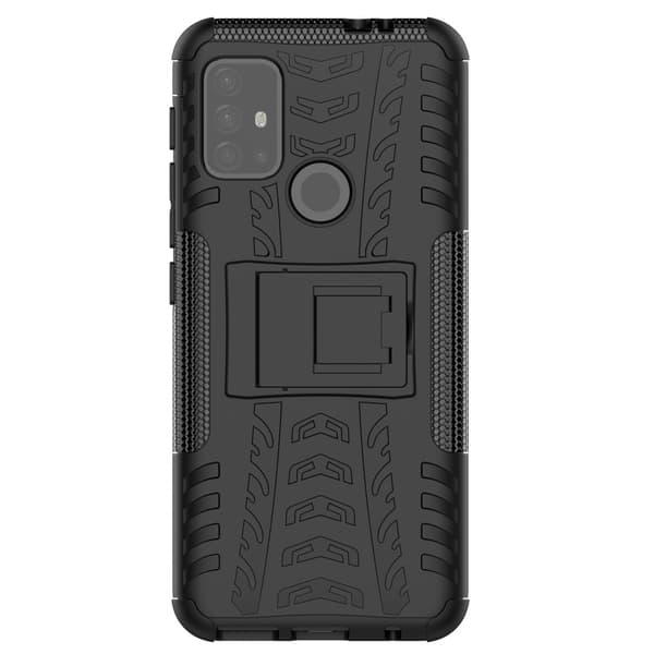 Motorola Moto G30 Cover Dækmønster Stativfunktion Sort