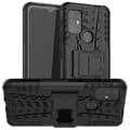 Miniatyrbillede 1 af 5: Motorola Moto G30 Cover Dækmønster Stativfunktion Sort