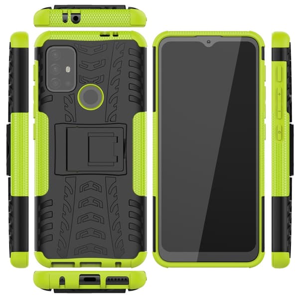 Motorola Moto G30 Cover Dækmønster Stativfunktion Grøn