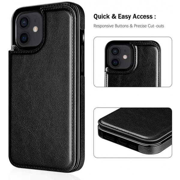 iPhone 12 Pro Stødfast etui kortholder 3-POCKET Flippr®