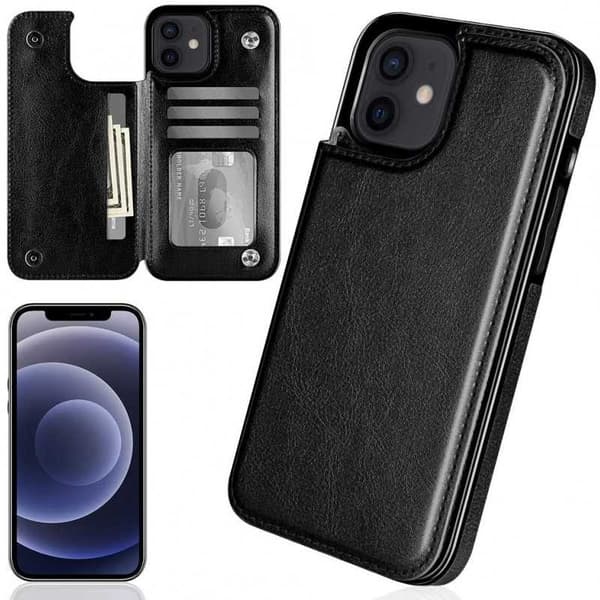 iPhone 12 Pro Stødfast etui kortholder 3-POCKET Flippr® Rosenguld