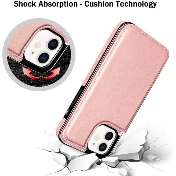 iPhone 12 Pro Stødfast etui kortholder 3-POCKET Flippr®