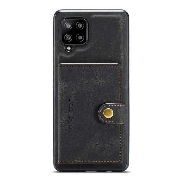 Samsung A12 stødsikkert cover med magnetkortholder JeeHood