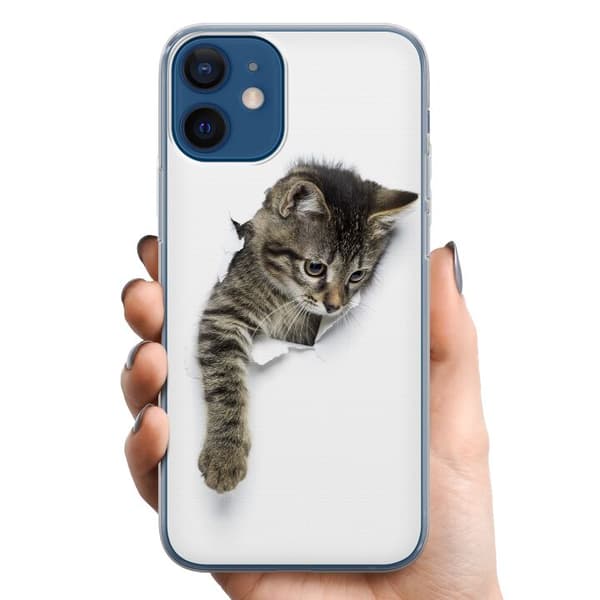 Apple iPhone 12 mini TPU Mobilcover Kat