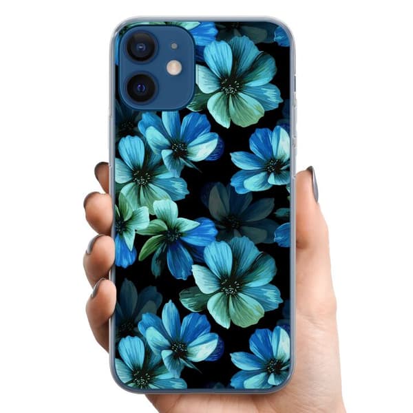 Apple iPhone 12 mini TPU Mobildeksel Blomster