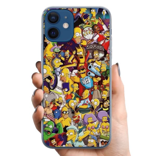 Apple iPhone 12 mini TPU Mobildeksel Simpsons