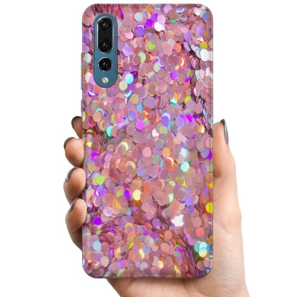 Huawei P20 Pro TPU Matkapuhelimen kuori Kimalteleva