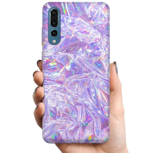 Huawei P20 Pro TPU Matkapuhelimen kuori Hologeeniset timantit