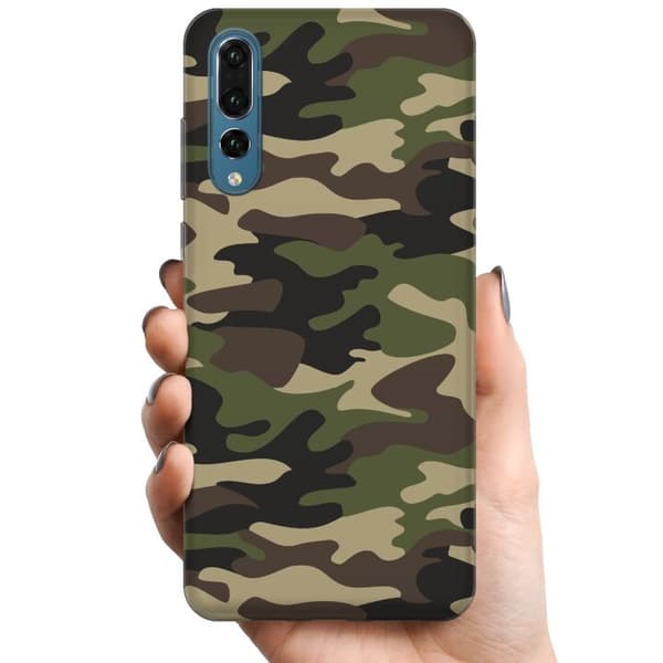 Huawei P20 Pro TPU Mobilcover Militær