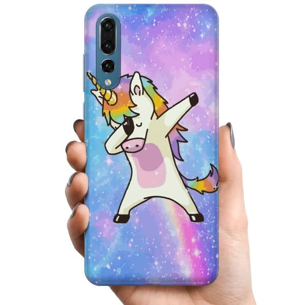 Huawei P20 Pro TPU Mobilcover Enhjørning