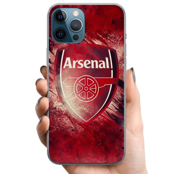 Apple iPhone 12 Pro Max TPU Mobilcover Arsenal Fodbold