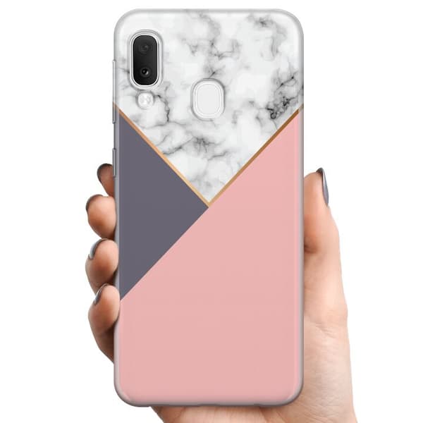 Samsung Galaxy A20e TPU Mobilskal Marble Cut