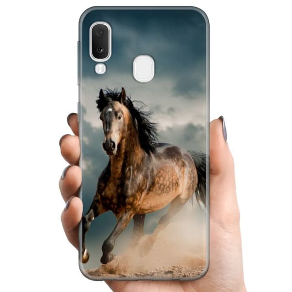 Samsung Galaxy A20e TPU Mobilskal Häst