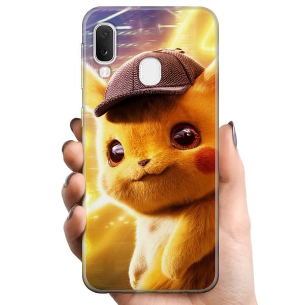 Samsung Galaxy A20e TPU Matkapuhelimen kuori Etsivä Pikachu