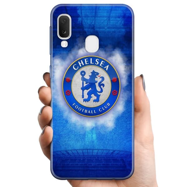 Samsung Galaxy A20e TPU Mobildeksel Chelsea