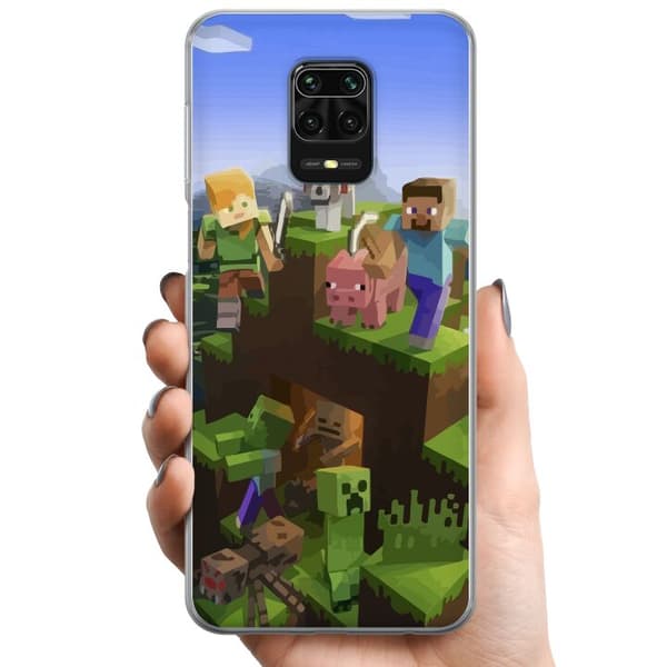 Xiaomi Redmi Note 9 Pro TPU Mobildeksel MineCraft