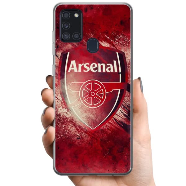 Samsung Galaxy A21s TPU Matkapuhelimen kuori Arsenal Jalkapallo