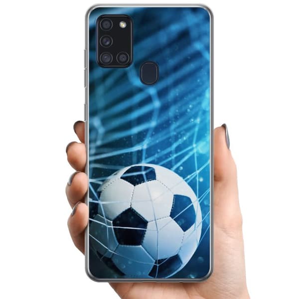 Samsung Galaxy A21s TPU Mobildeksel Fotball