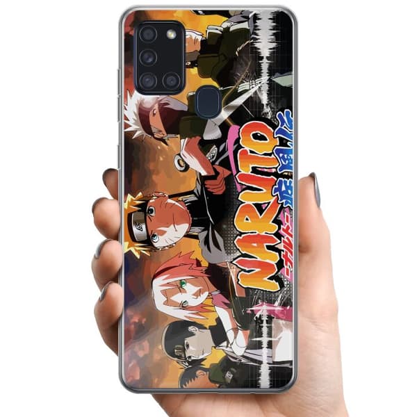 Samsung Galaxy A21s TPU Mobilcover Naruto