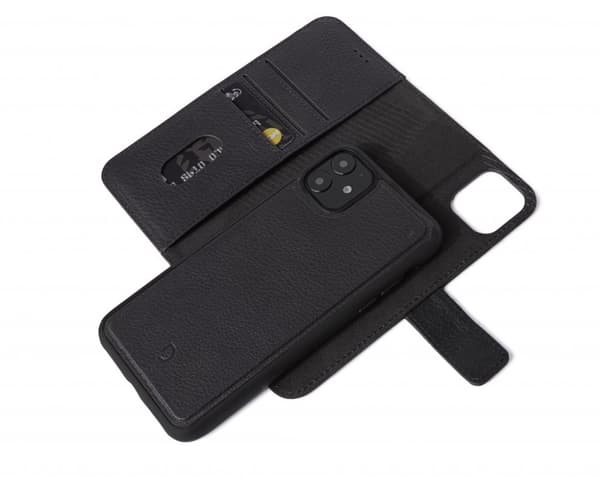 Decoded iPhone 11/Xr Kotelon Irrotettava Kuori Aitoa Nahkaa Musra