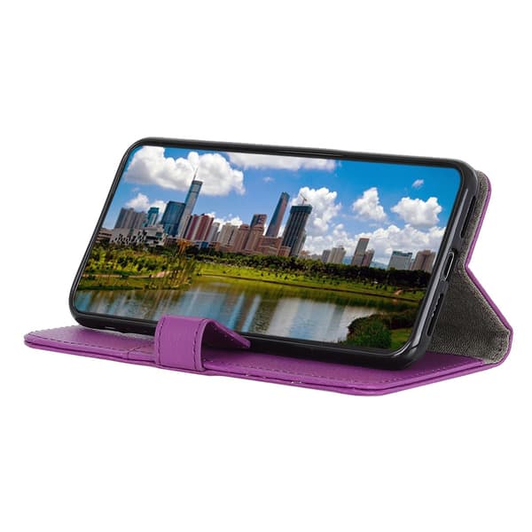 Sony Xperia 1 III Kotelo Litchi Violetti