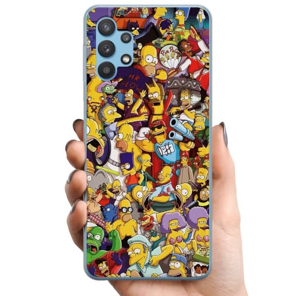 Samsung Galaxy A32 5G TPU Matkapuhelimen kuori Simpsons