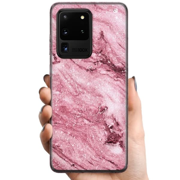 Samsung Galaxy S20 Ultra TPU Matkapuhelimen kuori pinkki