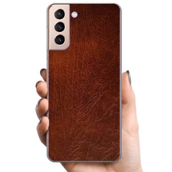 Samsung Galaxy S21 TPU Mobilskal Leather