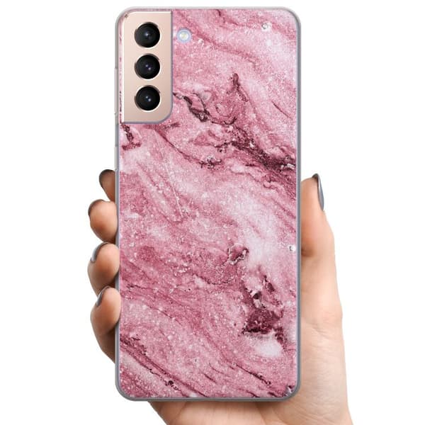 Samsung Galaxy S21 TPU Mobilskal Glitter Marble