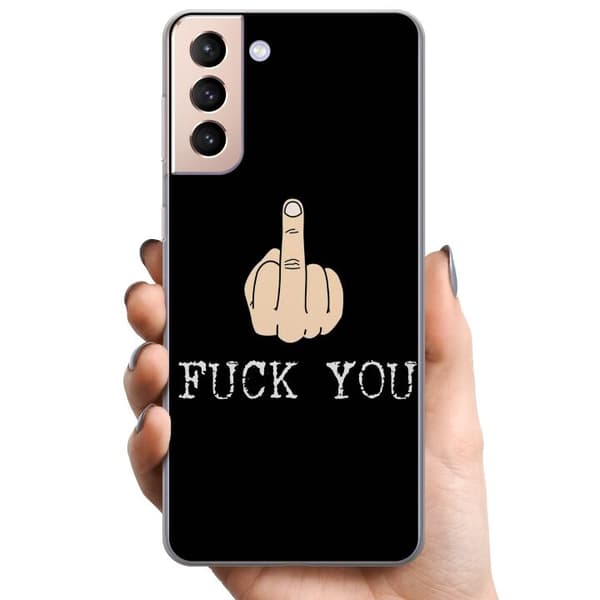 Samsung Galaxy S21 TPU Mobildeksel Faen Deg
